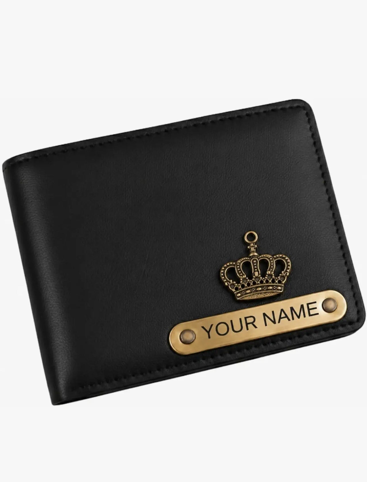 6-in-1 Personalized Men's Styling Hamper – Custom Wallet, Black & White Shirt Duo with Belt
