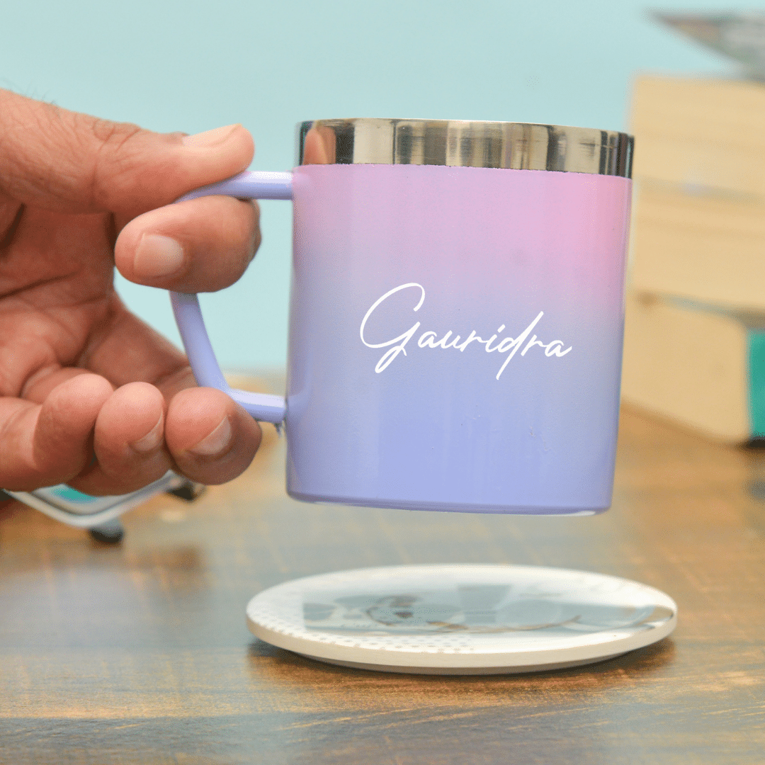Pretty in Pink Personalized Gift Box for Her – Customized Name Clutch, Temperature Flask & Sunglass Combo