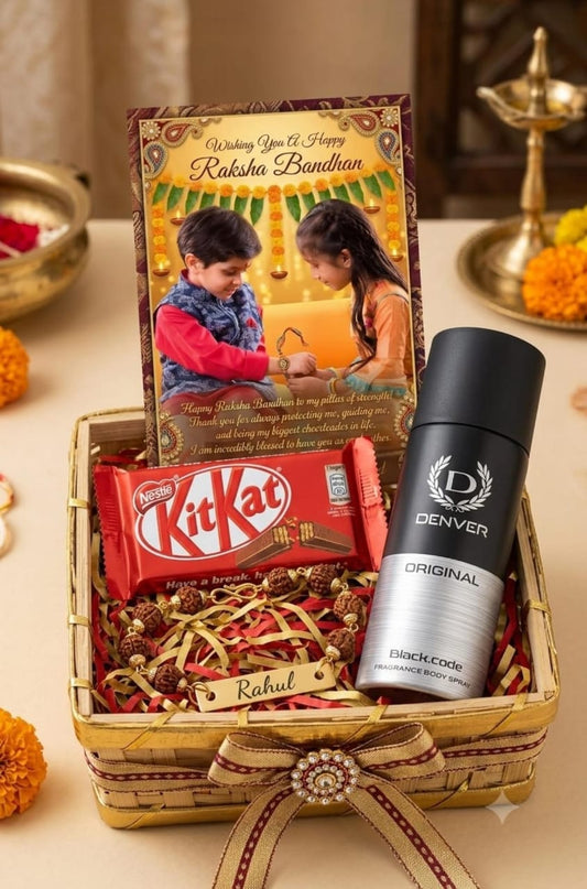 Classic Brother’s Mini Rakhi Gift Basket
